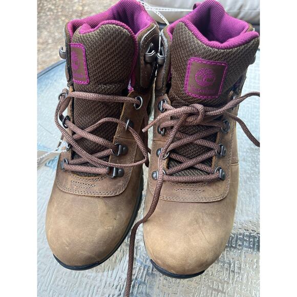 NWT Timberland Women's Mt. Maddsen Mid WP Hiking Boots - Brown 8.5 - Picture 2 of 5